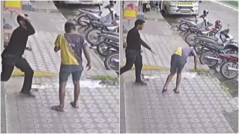 Segurança age rápido e derruba homem bêbado após confusão em estabelecimento; veja o vídeo