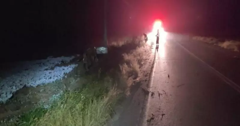 Tragédia em SC: Acidente violento deixa dois mortos e carro destruído