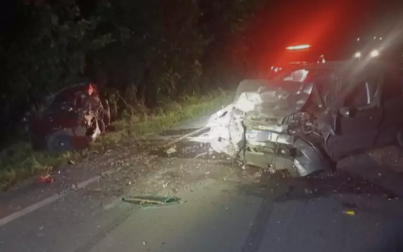 Tragédia na GO-164: Acidente mata dois homens e criança em Goiás
