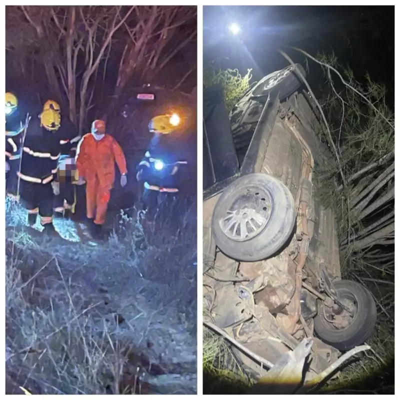 Tragédia na TO-431: Motorista embriagado causa capotamento com uma vítima fatal e feridos