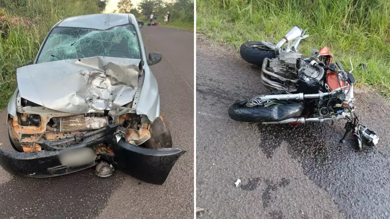 Tragédia no trânsito: motociclista morre após colisão com carro em Braúna