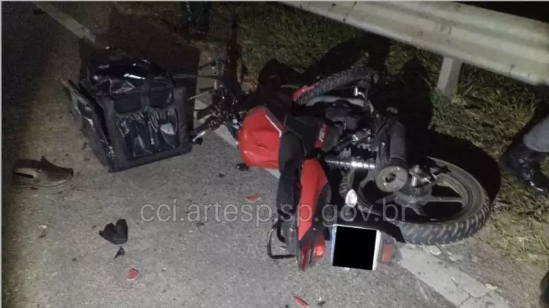Tragédia no trânsito: motociclista morre após colisão e atropelamento em rodovia de Salto
