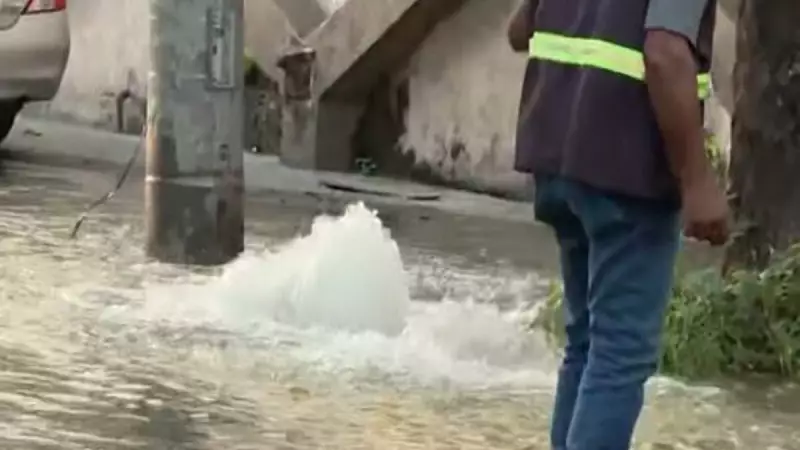 Vazamento de água causa caos no Engenho Novo, Zona Norte do Rio