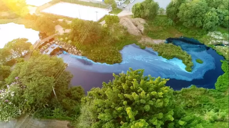Vazamento de corante em córrego suspende captação no Rio Jundiaí e Cetesb alerta para chegada diluída em Indaiatuba