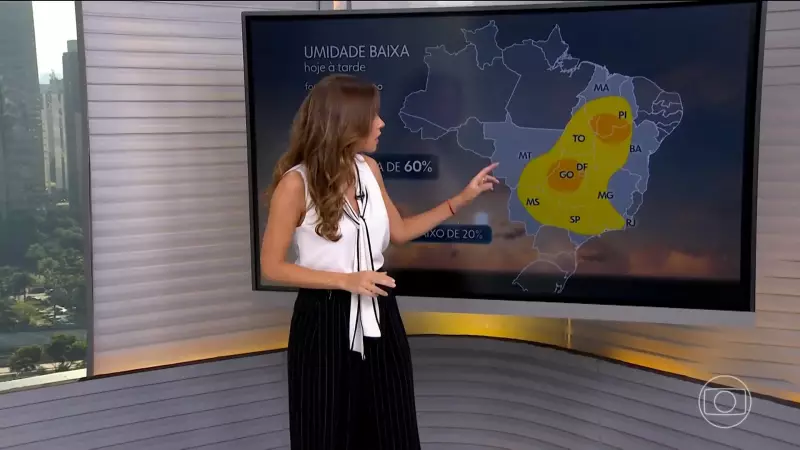 Veranico intenso no Brasil: umidade abaixo de 20% e alerta até sábado